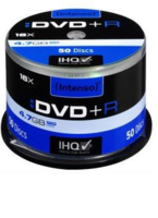 Intenso DVD+R 4,7GB 16x SP (50) INTENSO 4111155, Kapazität: 4,7GB 4111155