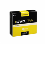 Intenso DVD-RW 4,7GB 4x SC (10) INTENSO 4201632, Kapazität: 4,7GB 4201632