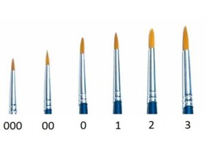 Italeri Pinsel Grösse 2 - Synthetisch Flach 952225