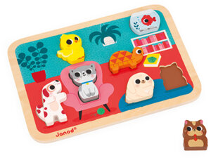 Janod Chunky Puzzle Haustiere 19007122