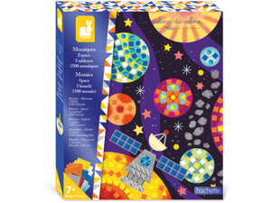 Janod Bastel-Set Mosaike Weltraum, Alter 7+ 19007855