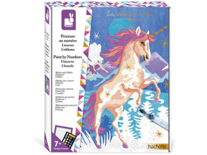Janod Malen nach Zahlen Einhorn, Alter 7+ 19007985
