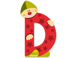 Janod Clown Buchstabe D 4504545