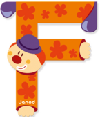 Janod Clown Buchstabe F 4504547