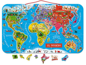 Janod I Magnetpuzzle Weltkarte 92tlg. 4505513