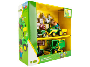 Johnny Tractor Riesen Spass auf dem Bauernhof Spielset, 4 Fahrzeuge, Zaun, 40334984