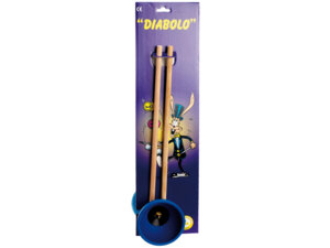 Jonglerie Diffusion Diaboloset Rubberking Diabolo 125 mm, ø 108 mm, inkl. Stäben mit Schnur 73830048