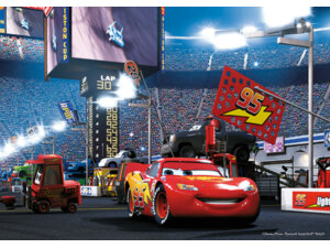 Jumbo Puzzle Pixar Cars Superchar- ged, 4 Motive mit 50 Teilen, ab 4 Jahren, 31x22 cm 12015