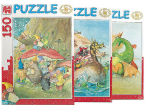 Jumbo Puzzle Phantasie, 4 Motive 150 eile, eines wird geliefert 2100
