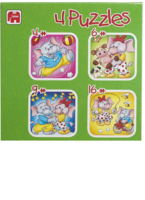 Jumbo Puzzle 4 in 1 Jumbo der Elefant, 4-6-9-16 Teile 2130Z99
