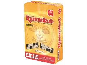 Jumbo Original Rummikub Wort – Kompakt in Metalldose JUM03974