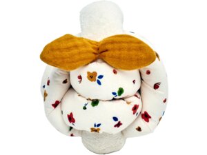 Käthe Kruse KNOT BALL mit Glocke ocker 49084A3