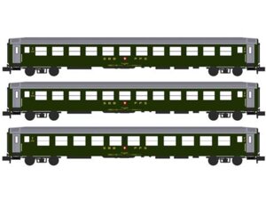 KATO 3 SBB Personenwagen RIC 2.Klasse altes Logo Ep.IV 3623011
