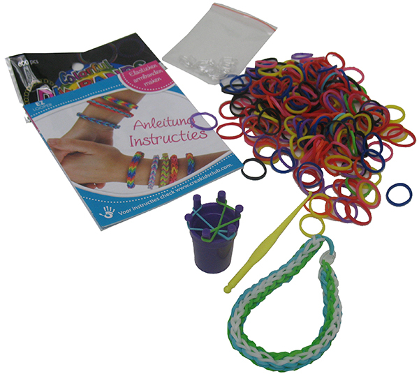 Loom Bands mit Werkzeug Armbänder