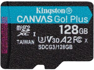 Kingston Canvas Go! Plus microSDXC Card 128GB SDCG3128GBSP