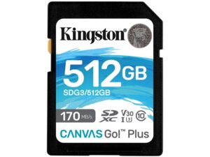Kingston Canvas Go! Plus SDXC Card 512GB SDG3512GB