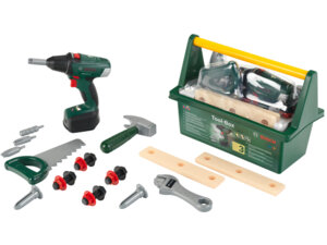 klein Bosch Werkzeugbox 30x16x22 cm, Kunststoff, Batt. 3xAA exkl., ab 3 Jahren 29250520