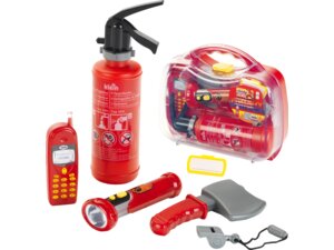 klein Feuerwehrkoffer 27x9.5x23 cm, mit Handy, 29250984