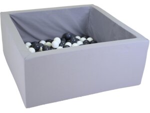 knorrtoys BÃ¤llebad soft - eckig Grey 68052A1