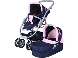 knorrtoys Puppenwagen Coco princess blue 90742