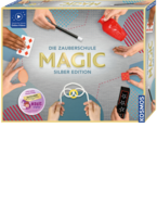 KOSMOS Zauberschule Magic Silber, d 35 Tricks, 3 Levels, Anleitung, Video-Tutorials, ab 8 Jahren 601799