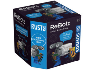 KOSMOS ReBotz Rusty der Crawling-Bot, d Roboter zum Bauen, Stickerbogen, Batt. 3xAAA exkl., ab 8 Jahren 602574