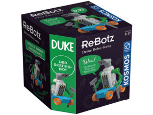 KOSMOS ReBotz Duke der Skating-Bot, d Roboter zum Bauen, Stickerbogen, Batt. 3xAAA exkl., ab 8 Jahren 602598