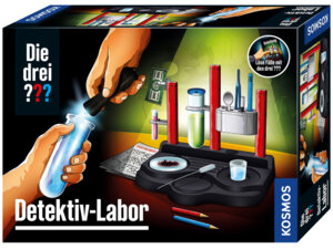 KOSMOS Die drei ??? Detektiv-Labor, d Experimentierkasten, Spuren- sicherung lernen, ab 8 Jahren 632311