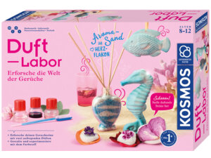 KOSMOS Duft-Labor, d Experimentierkasten, Zutaten und Anleitung, ab 8 Jahren 671570
