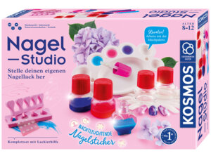 KOSMOS Nagel-Studio, d Experimentierkasten, Nagellack selber herstellen, ab 8 Jahren 671587