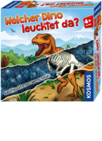 KOSMOS Welcher Dino leuchtet da?, d ab 4 Jahren, 2-4 Spieler, leuchtendes Memo-Spiel 680701