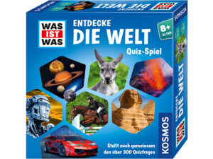 KOSMOS Entdecke die Welt, d ab 8 Jahren, 2-4 Spieler, Was ist Was, Quiz-Spiel 687748