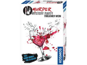 KOSMOS Mystery Party Tödl. Wein, d ab 16 Jahren, 6-8 Spieler, Krimi-Dinner für Zuhause 695125A1