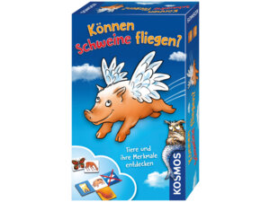 KOSMOS Können Schweine fliegen?, d ab 5 Jahren, 2-4 Spieler, Tiere und ihre Merkmale entdecken 699130A1