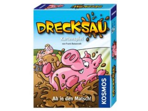 KOSMOS Drecksau Kartenspiel, d ab 7 Jahren, 2-4 Spieler, Bestseller-Kartenspiel 740276