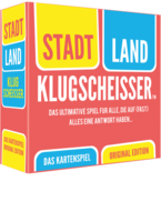 Kylskapspoesi Stadt Land Klugscheisser – Kartenspiel (Original Edition) KYL43034