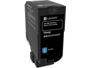 Lexmark Return Print Cart. 84C2HC0 für CX725de/dhe/dthe cyan high capacity 84C2HC0A1