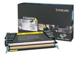 Lexmark TONER CARTRIDGE YEL 6K C734A2YGA1