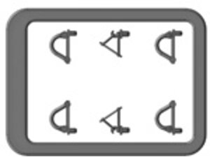 Liliput Pufferbohlen-Steckteile-Set lang 8939870