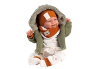 LLORENS Babypuppe Junge fröhlich 44cm 84466