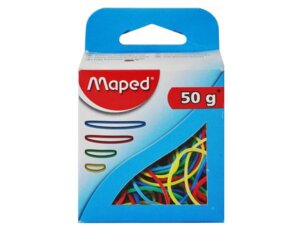 maped Gummiringe 50g farbig 300246