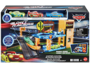 Mattel Cars Copper Canyon leuchtende Garage. Disney Pixar. 3 Autos. Batt. exkl.. ab 4 Jahren 30321208
