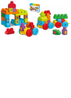 MEGA BLOKS MEGA BLOKS Mega Bloks 123 Lernzug 44 Teile, ab 12 Monaten 40401060