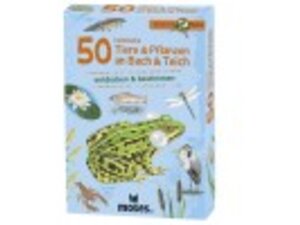moses. Verlag Expedition Natur – 50 heimische Tiere & Pflanzen am Bach & Teich MOS09761