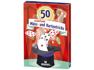 moses. Verlag 50 verblüffende Münz- und Kartentricks MOS30244