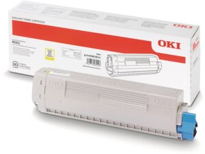 OKI MC873 Toner Gelb fuer 10.000 Seiten 45862814