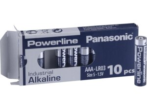 Panasonic Alkaline Powerline Industrial AAA aaalr03ad10bb
