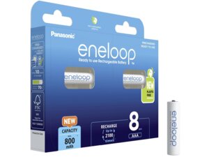 Panasonic Eneloop 8x AAA 800mAh BK4MCDE8BE