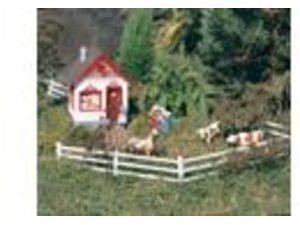 PIKO Holzzaun weiss 562291