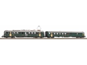 PIKO SBB RBe 4/4 und Steuerwagen BDt grün mit alter Schrift 594166